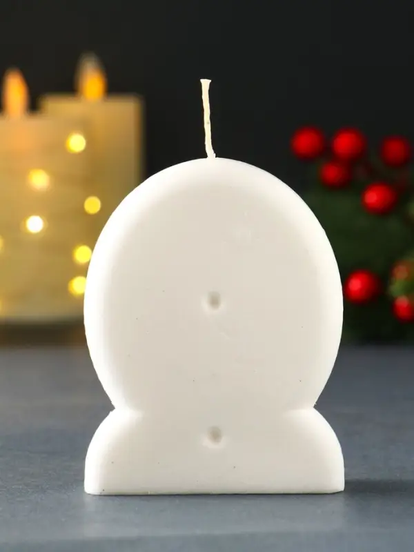 Свеча новогодняя с предсказанием "Дед Мороз" 7х2х9 см