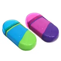 Точилка Calligrata &laquo;Универсальная&raquo;, с контейнером, с ластиком, МИКС