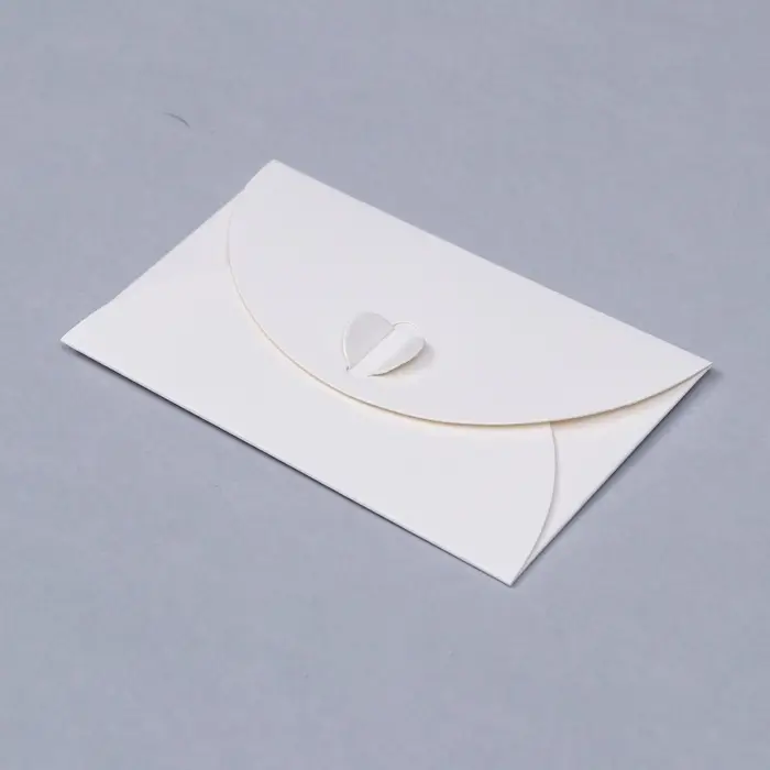 Конверт для подарочного сертификата, белый, 10.5&times;7 см