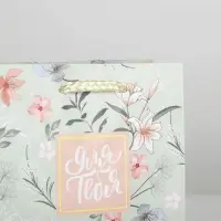 Пакет подарочный ламинированный, упаковка, Just for you, S 12&times;15&times;5.5 см