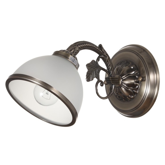 Бра ЭкономСвет 13060/1wAB WT, 1х40Вт, E27, 15х15х32 см, цвет бронза Бра ЭкономСвет 13060/1wAB WT, 1х40Вт, E27, 15х15х32 см, цвет бронза