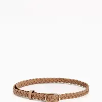 Ремень жен 03-01-01-01, Июнь2501, 1,8*0,3*110 см, без винта, пряж золото, 1 прокол, бежевый   109031