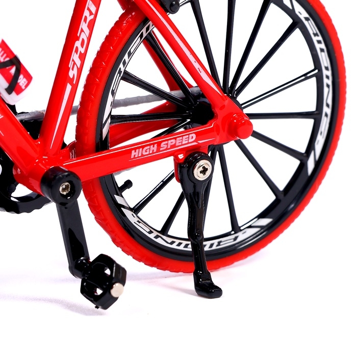 Велосипед металлический Велосипед металлический "Турист", цвет красный