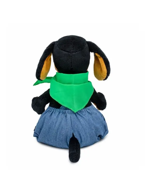 Мягкая игрушка Мягкая игрушка "Собака Ваксон в комбинезоне "Деним", 25 см Vaks25-075