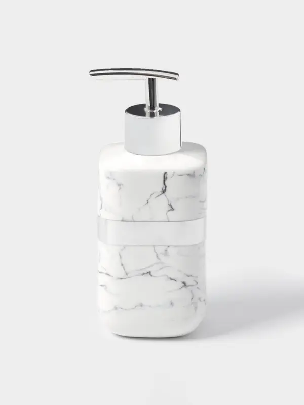 Аксессуары для ванной &laquo;Вестерос&raquo;, 4 предмета, мыльница, дозатор для мыла 390 мл, 2 стакана, белые