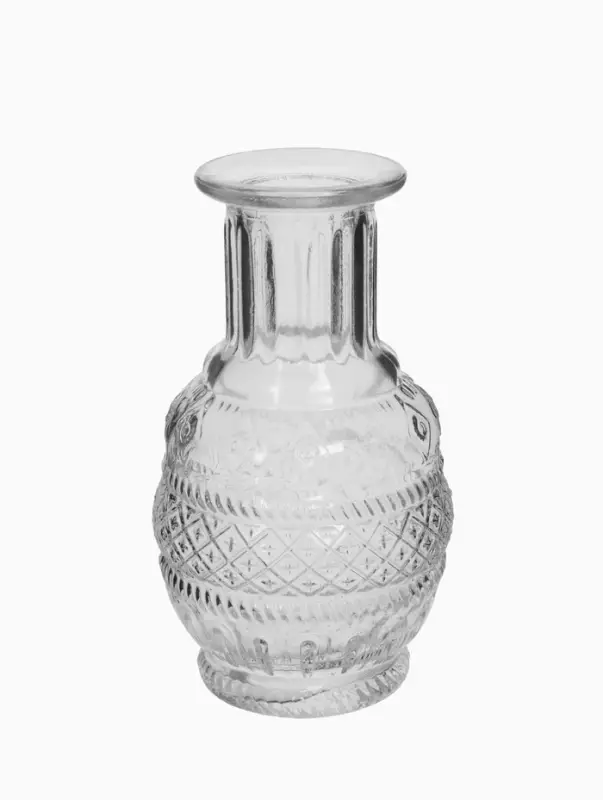 Ваза &laquo;Миниатюра&raquo;, h=8-13 см, набор 12 шт., стекло, прозрачная