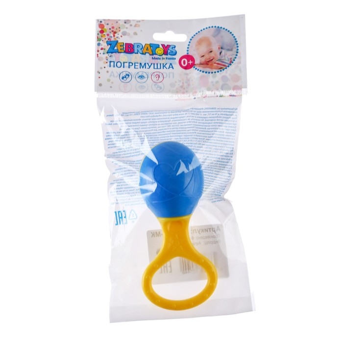 Погремушка «Маракас с кольцом», цвет МИКС Погремушка «Маракас с кольцом», цвет МИКС