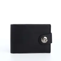 Портмоне мужское на магните, отдел для карт, купюр, чёрный