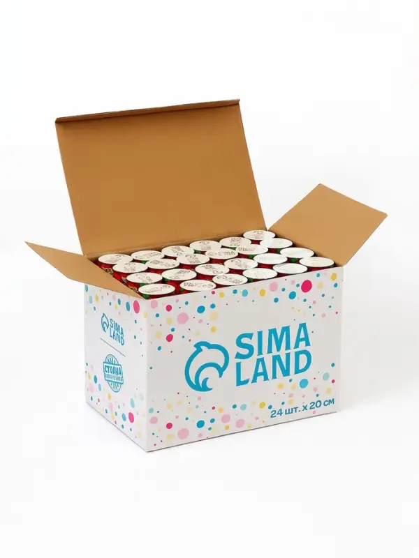 Хлопушка пружинная &laquo;Поздравляем!&raquo;, конфетти, фольга, серпантин, 20 см