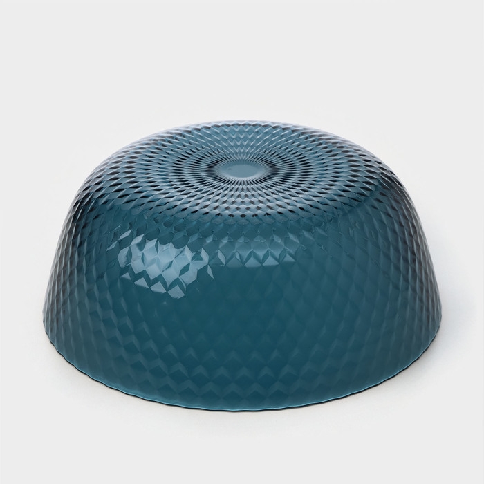 Набор столовый стеклянный «Идиллия», 19 предметов: 6 тарелок d=25 см, 6 тарелок d=19 см, 6 тарелок d=18 см, салатник d=23 см, цвет лондон топаз Набор столовый стеклянный «Идиллия», 19 предметов: 6 тарелок d=25 см, 6 тарелок d=19 см, 6 тарелок d=18 см, салатник d=23 см, цвет лондон топаз