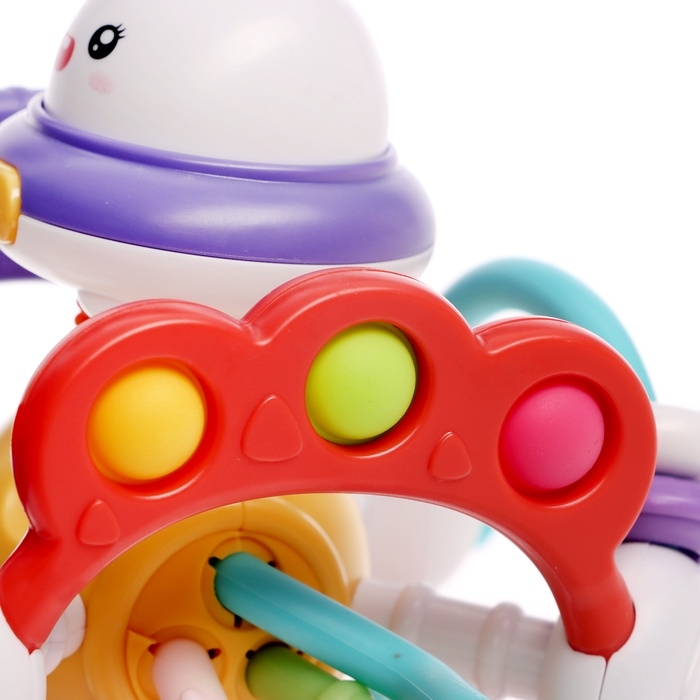 Развивающая игрушка «Кролик», с тянучками Развивающая игрушка «Кролик», с тянучками