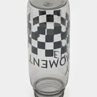 Ланч-бокс, 2 отделения, 2 яруса, с вилкой и ложкой, бутылкой 500мл,20х17х5,5 см, цвет серый   109495