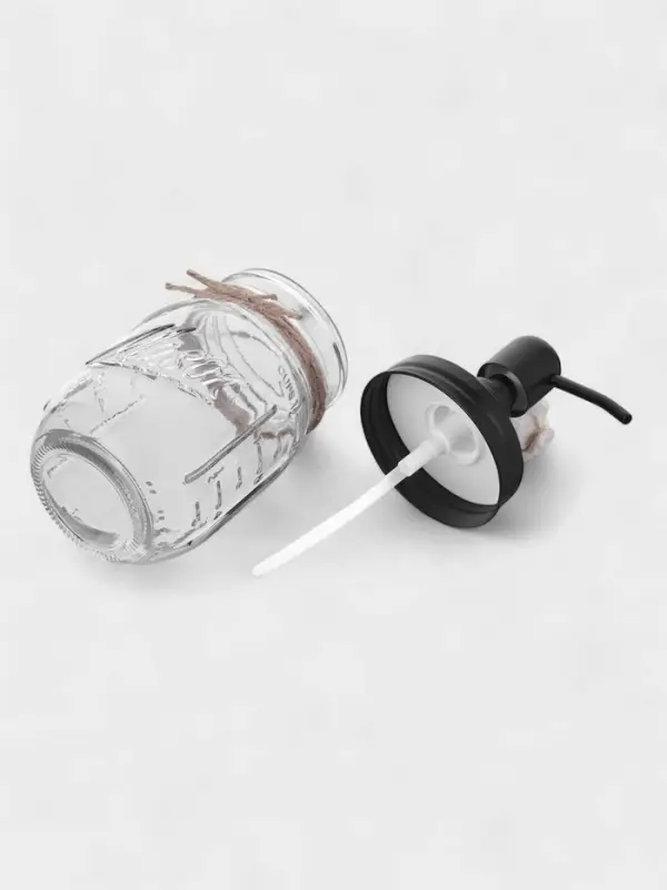 Аксессуары для ванной, 4 предмета, дозатор, стакан для щёток, банки 2 шт.