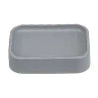 Мыльница тм VETTA Сидней, пластик, PP, серый, 11,4x7,3x2,8см