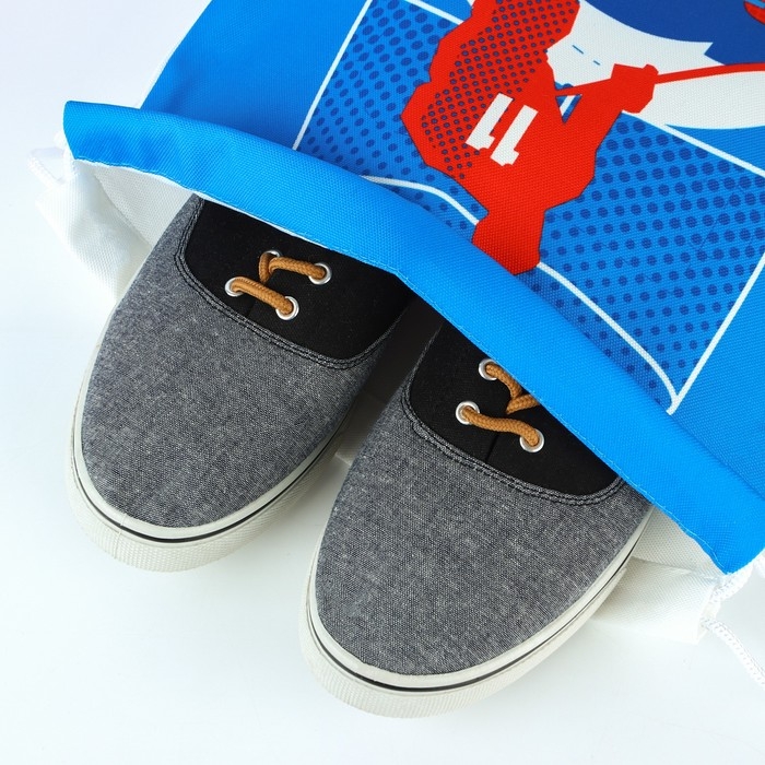 Мешок для обуви «Игра сильных», цвет голубой, 41 х 31 см Мешок для обуви «Игра сильных», цвет голубой, 41 х 31 см