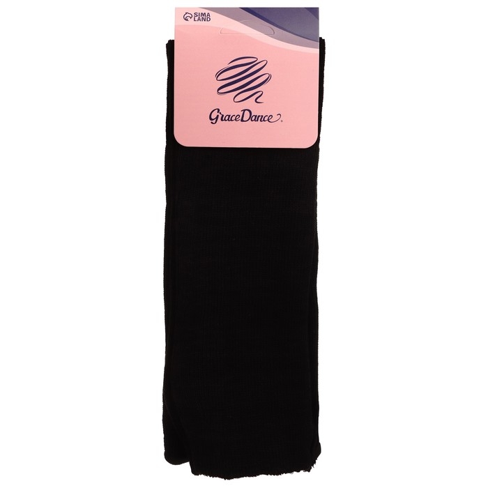 Гетры для танцев Grace Dance №5, длина 50 см, цвет чёрный Гетры для танцев Grace Dance №5, длина 50 см, цвет чёрный