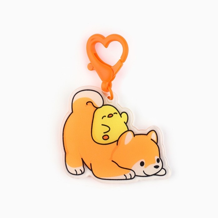 Брелок для ключей «Сиба-ину», 5 х 7.2 см