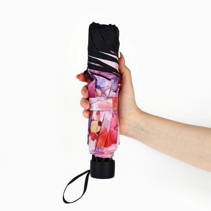 Зонт с внутренним принтом «Акварельные цветы», 8 спиц Зонт с внутренним принтом «Акварельные цветы», 8 спиц