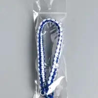 Брелок на карабине "Паракорд" шнур 0,5 см сине-белый 14,5х1,8х0,8 см Брелок на карабине "Паракорд" шнур 0,5 см сине-белый 14,5х1,8х0,8 см