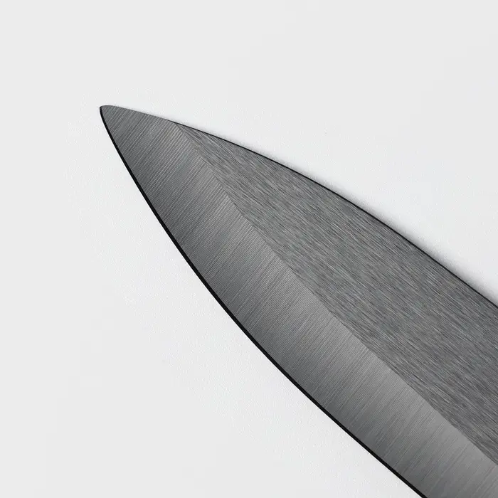 Нож кухонный керамический Magistro Black, лезвие 12.5 см, ручка soft-touch, чёрный