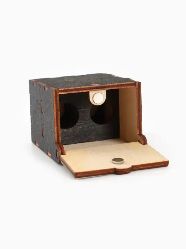 Коробка подарочная деревянная &laquo;Пуля&raquo; 4&times;5&times;6 см