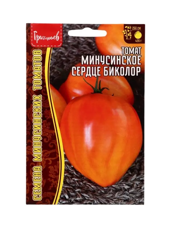 Семена Томат Минусинское Сердце Биколор 10шт.  12.29 г.