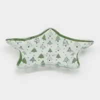 Блюдо сервировочное звезда "Елочка" 15 см