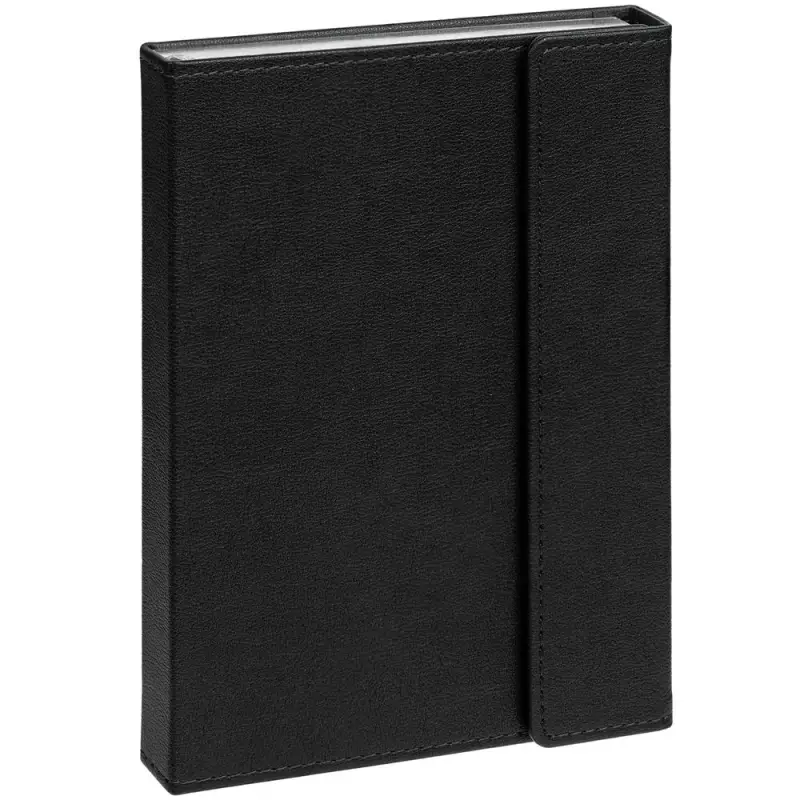 Ежедневник Flap на заказ, недатированный, черный Ежедневник Flap на заказ, недатированный, черный