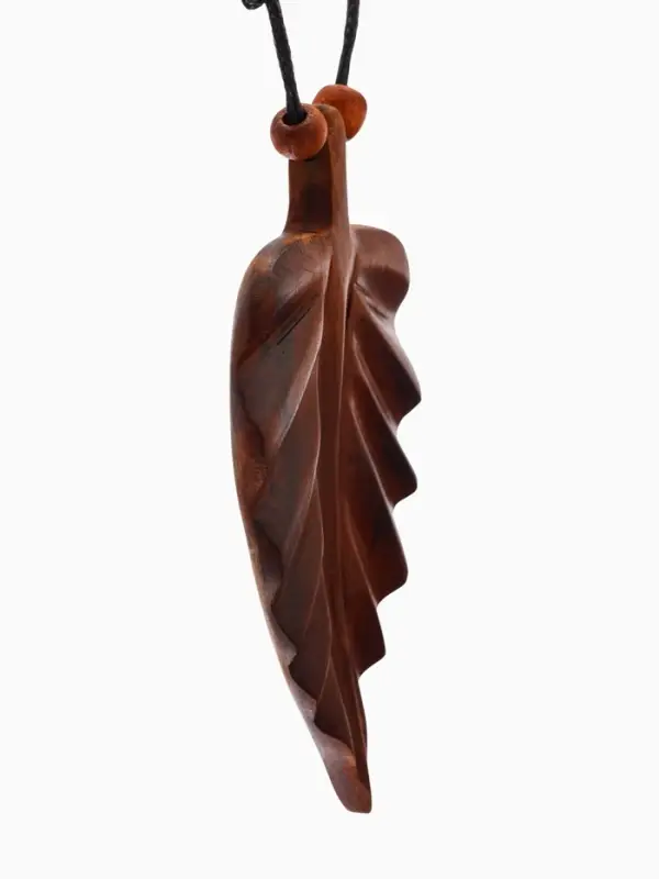 Кулон &laquo;Лист&raquo;, дерево соно