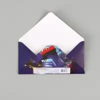 Конверт для денег &laquo;С днём рождения&raquo;, тиснение 16.5 &times; 8 см