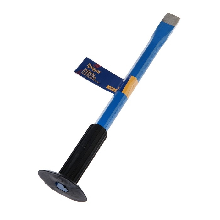 Зубило плоское ТУНДРА, арматурная сталь, резиновая рукоятка, 300 х 25 мм Зубило плоское ТУНДРА, арматурная сталь, резиновая рукоятка, 300 х 25 мм