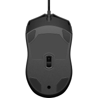 Мышь компьютерная HP проводная Wired Mouse 100 черный (6VY96AA)