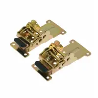 Кронштейн складной ТУНДРА ks001, 70×70 мм, желтый цинк, набор 2 шт.