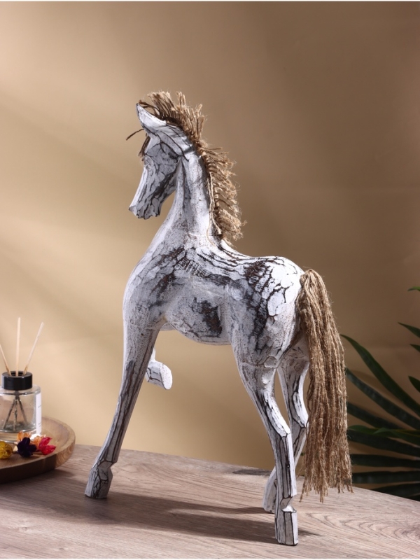 Сувенир интерьерный Сувенир интерьерный "Конь" дерево, 30х10х45 см