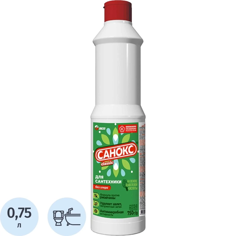 Средство для сантехники САНОКС&nbsp; 750 гр_СПб