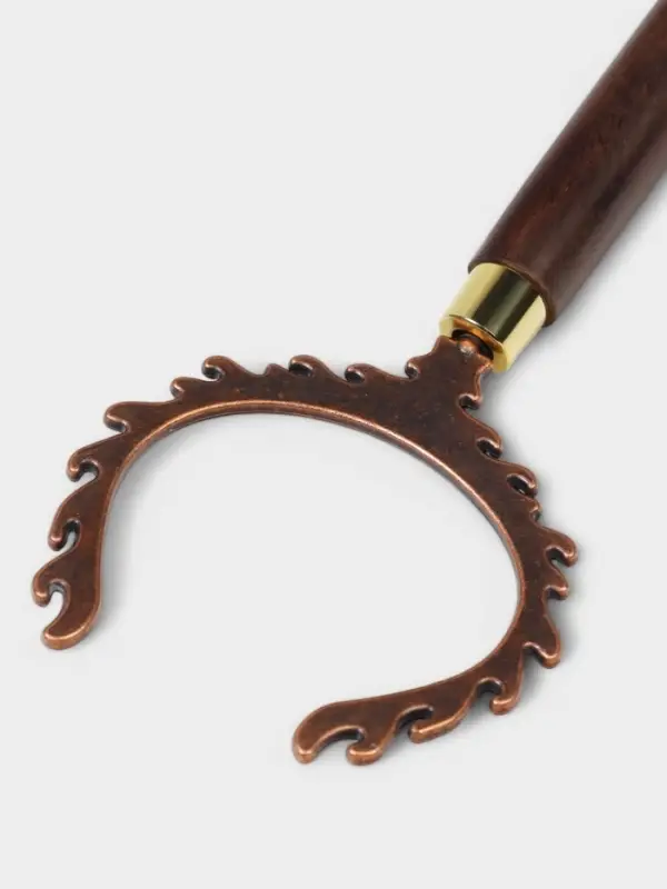 Ухват для пиалы, для китайской чайной церемонии, 18 см, цинковый сплав, дерево