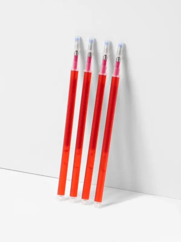 Набор стержней, термоисчезающие, 4 шт., красный