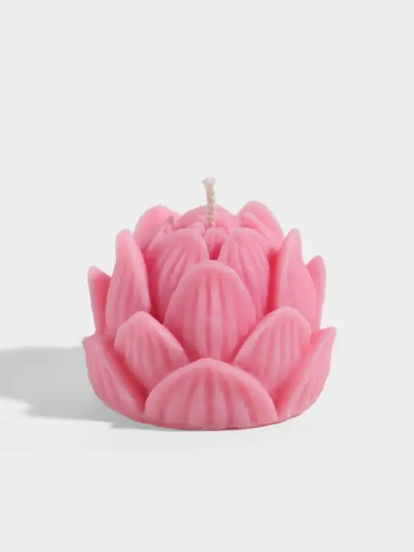 Свеча фигурная формовая &laquo;Лотос&raquo;, 5&times;5&times;6 см, соевый воск