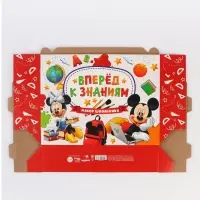 Коробка складная «Вперёд к знаниям», Микки Маус, 33,7 х 25,7 х 7,9 см Коробка складная «Вперёд к знаниям», Микки Маус, 33,7 х 25,7 х 7,9 см