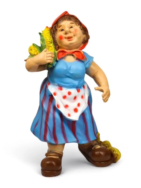 Садовая фигура из полистоуна &laquo;Дачница в платье&raquo;, 55&times;25&times;30 см