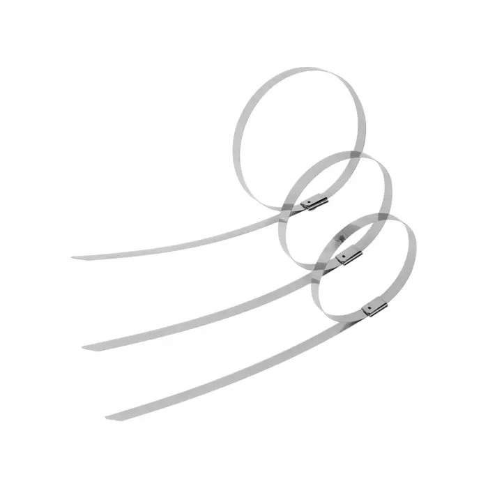 Стяжки из нержавеющей стали ТУНДРА, 7.9&times;400 мм, 100 шт.