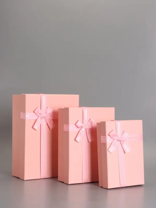 Наборок коробок 3 в 1 прямоугольные 33.5*25*11.5 29*21*9 24.5*17*6.5 см