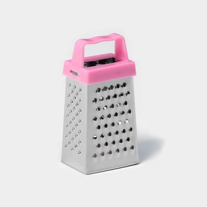 Тёрка четырёхгранная Доляна «Мини», 3.5×6.5×3 см, для корицы и шоколада, МИКС