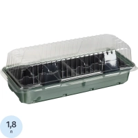 Кассета для рассады 40 см (12 ячеек) зеленый ING60001F