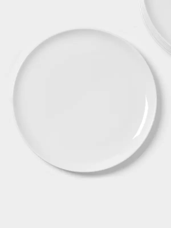 Тарелки Magistro Mien, d=26.3 см, набор 6 шт., фарфор, белые