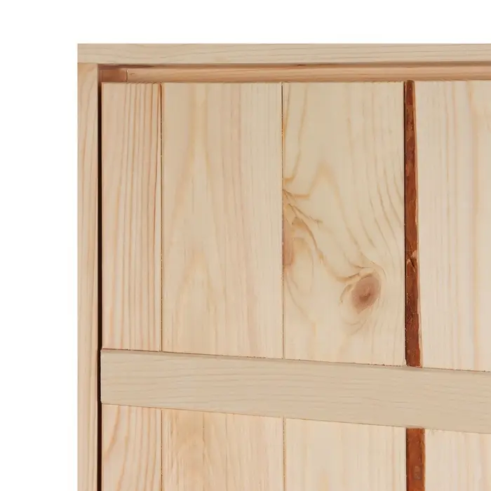 Дверной блок для бани, 180×80см, из сосны, на клиньях, массив, Дверной блок для бани, 180×80см, из сосны, на клиньях, массив, "Добропаровъ"