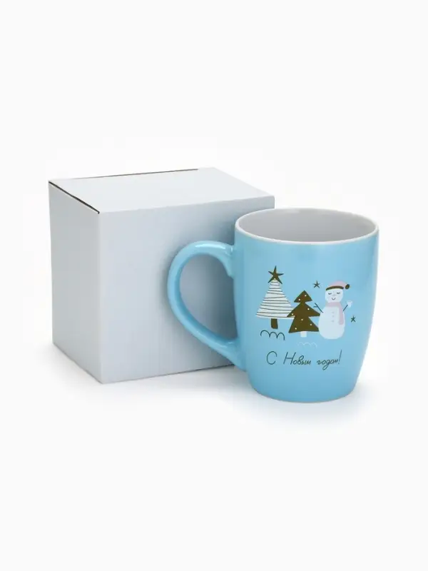 Кружка керамическая новогодняя &laquo;С новым годом!&raquo;, 690 мл