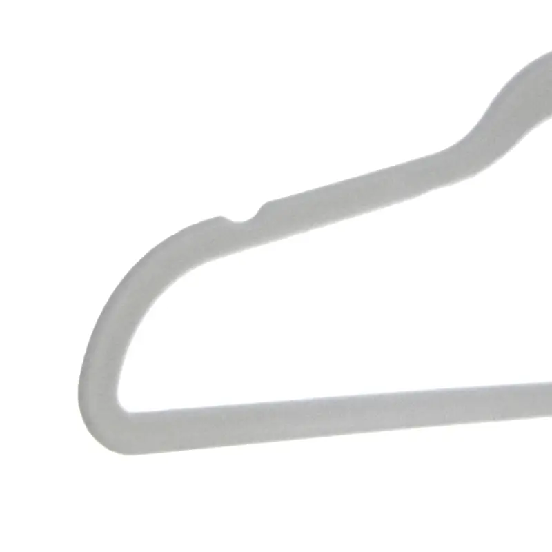 Вешалки для одежды тм VETTA, 4шт, 42см, с покрытием флок, цвет серый