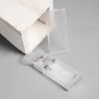 Фигура деревянная &laquo;Ёлочка белая&raquo;, 27&times;14&times;14 см, 35 LED, от батареек AAx2, свечение тёплое белое