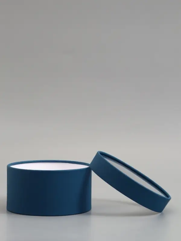 Подарочная коробка, морской, завальцованная с окном, 18 х 10 см